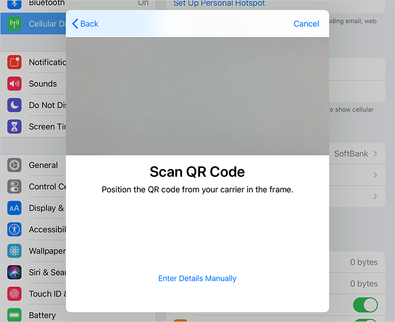 Scan QR code we provide