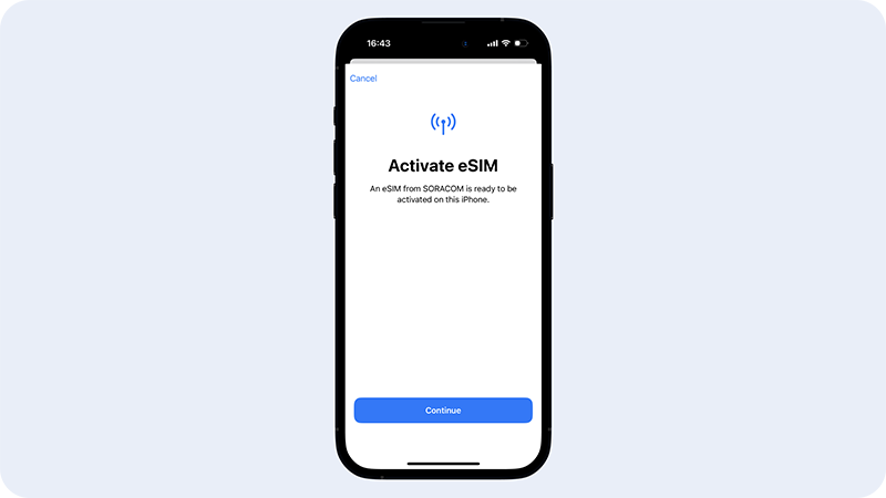 Activate eSIM