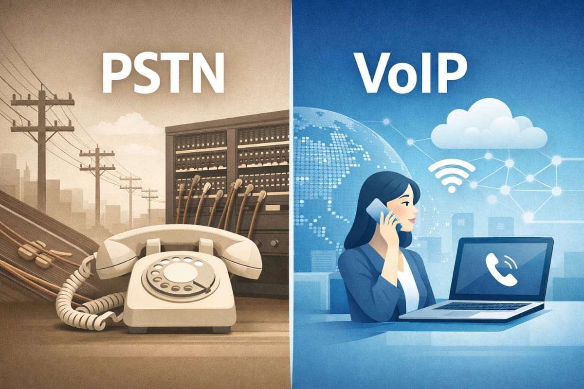 PSTNとは？VoIPとの違い【わかりやすく解説】